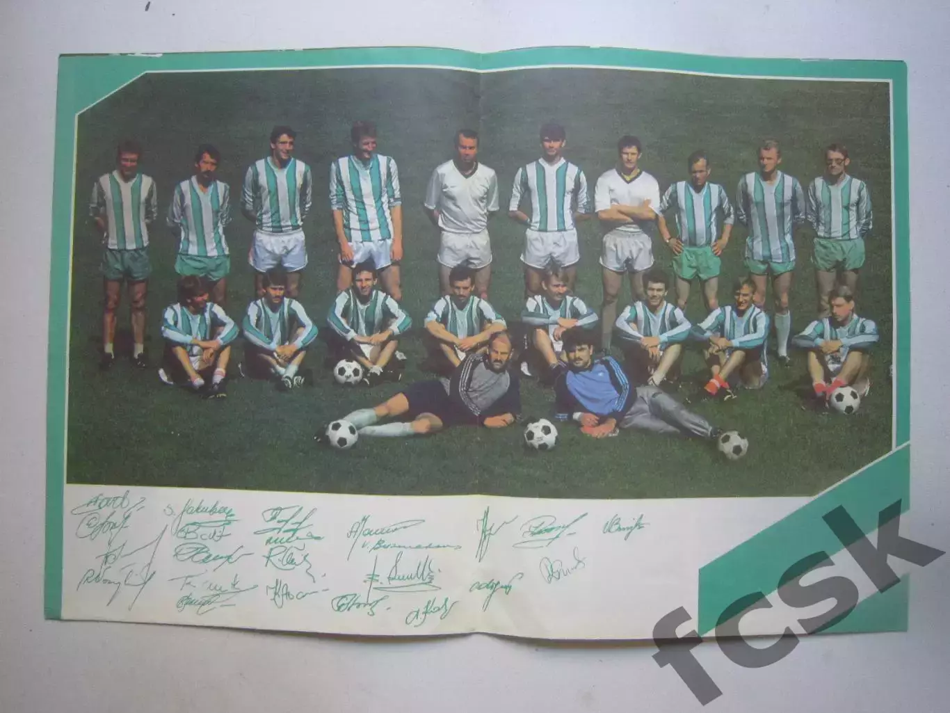 Жальгирис Вильнюс Фото, автографы 1989 (Ч) 1