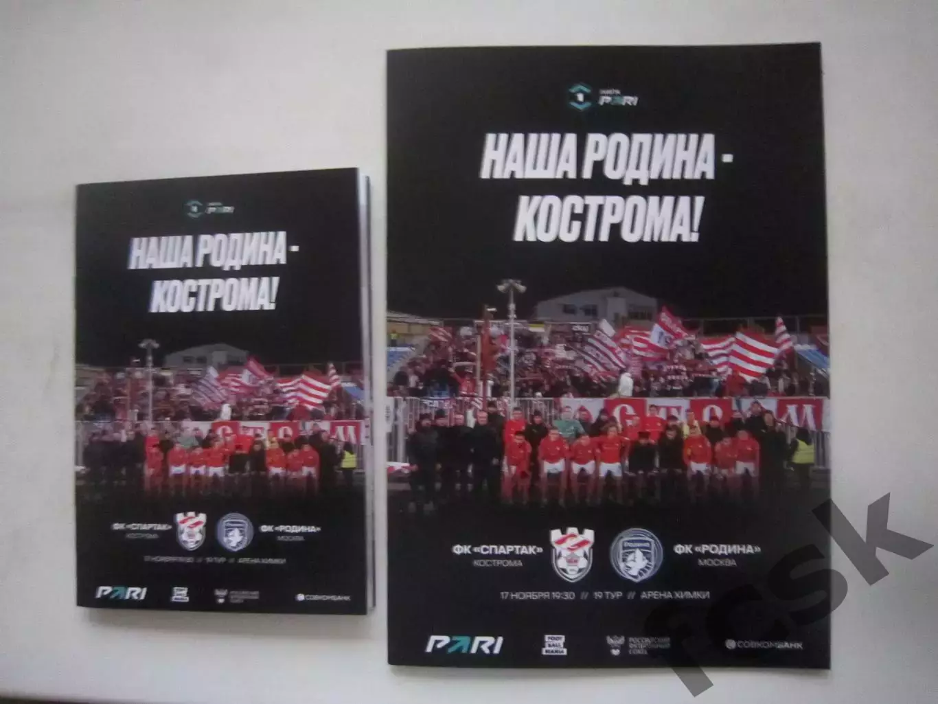 Спартак Кострома - Родина Москва 17.11.2025 Матч в Химках оба варианта