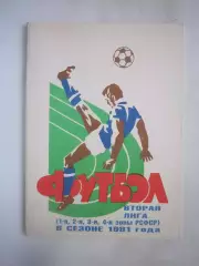 Вторая лига в сезоне 1981 года (ФГ-1)
