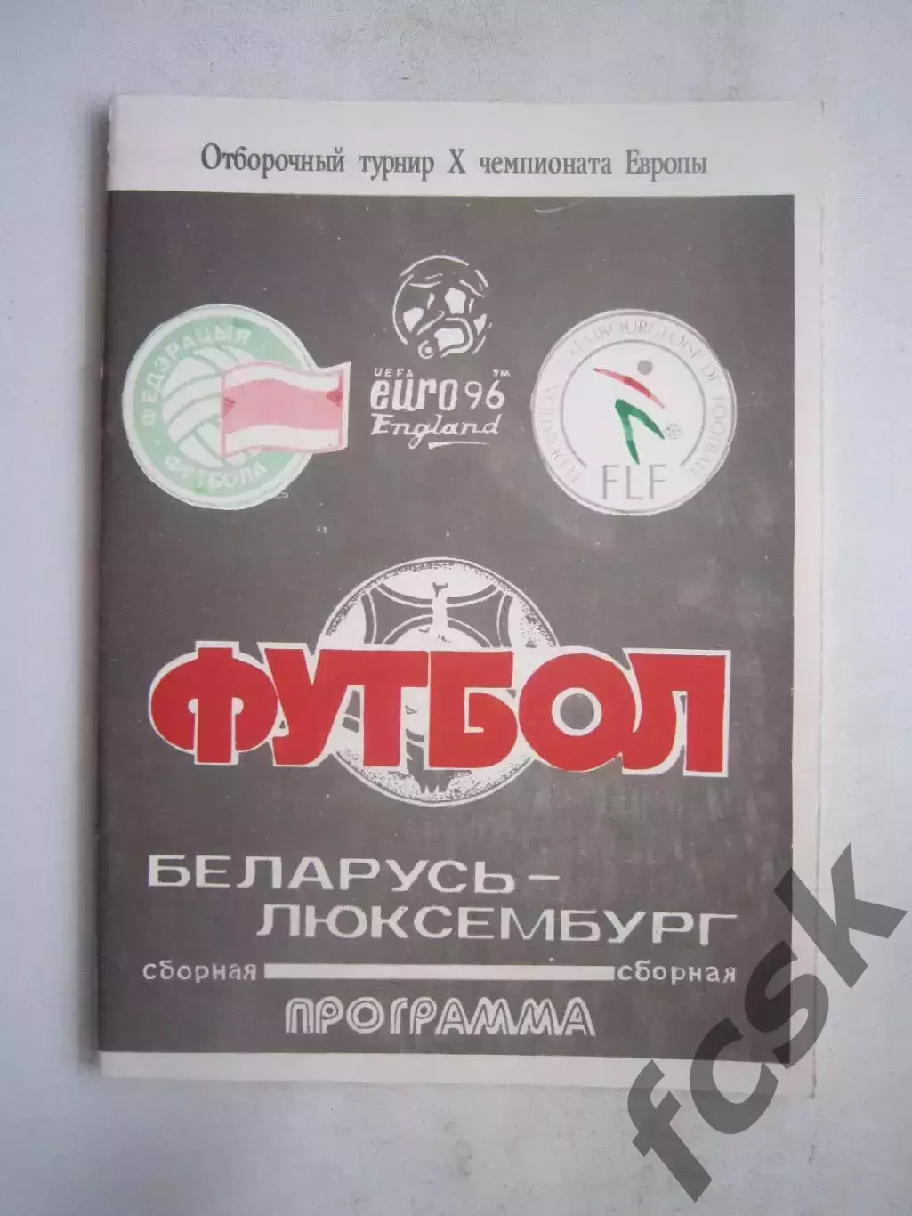 Беларусь - Люксембург 12.01.1994 (ф)