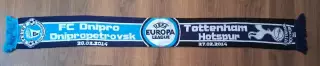 Шарф Днепр : Тоттенхем -FC Dnipro Ukraine : Tottenham Hotspur