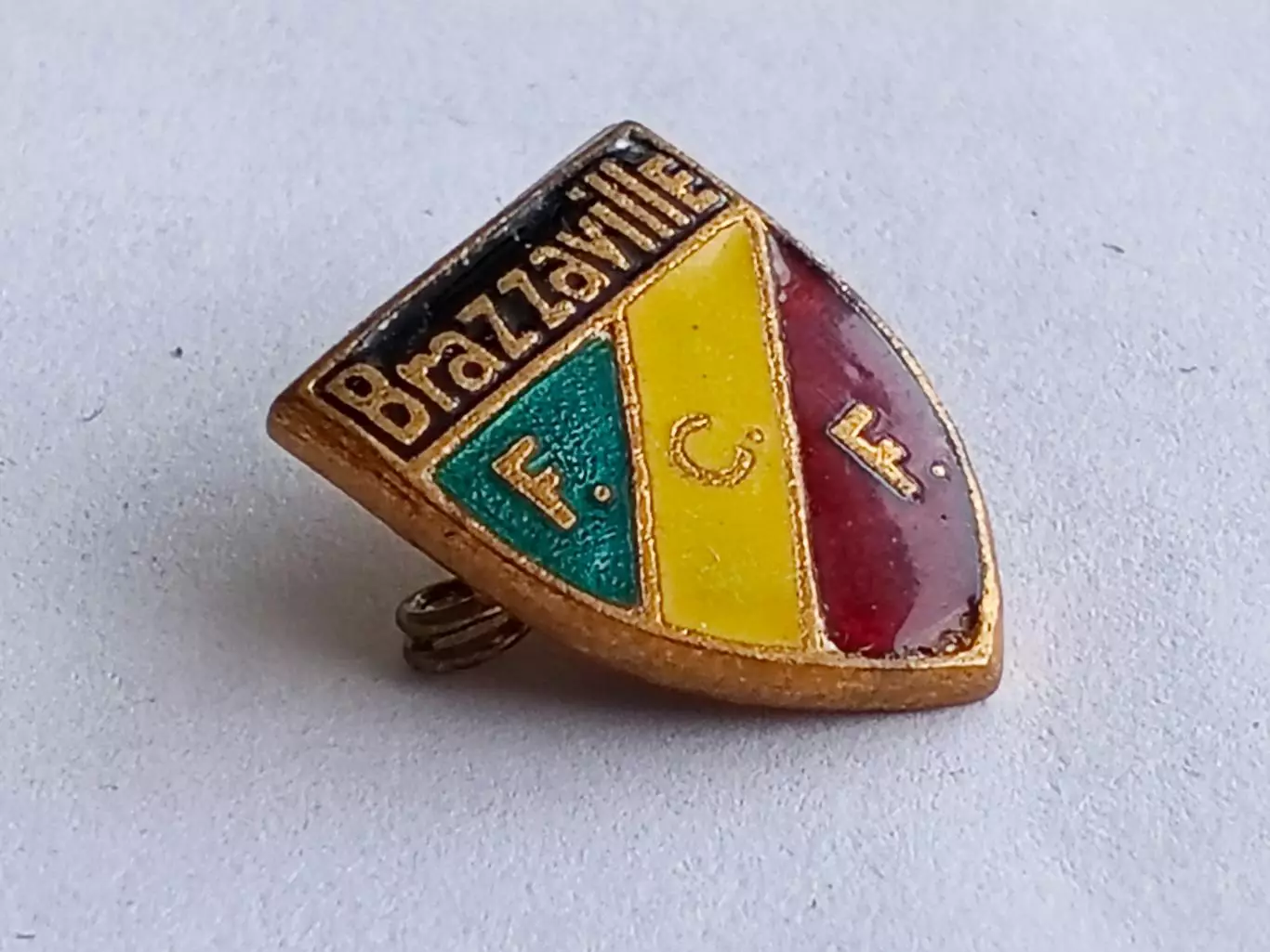 Значок футбольный клуб ФК Браззавиль (Конго) 1