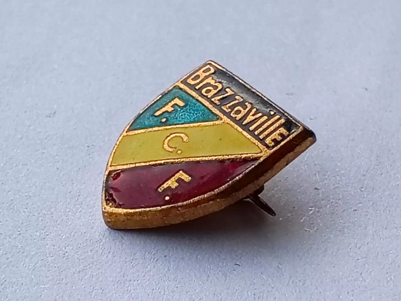 Значок футбольный клуб ФК Браззавиль (Конго) 2