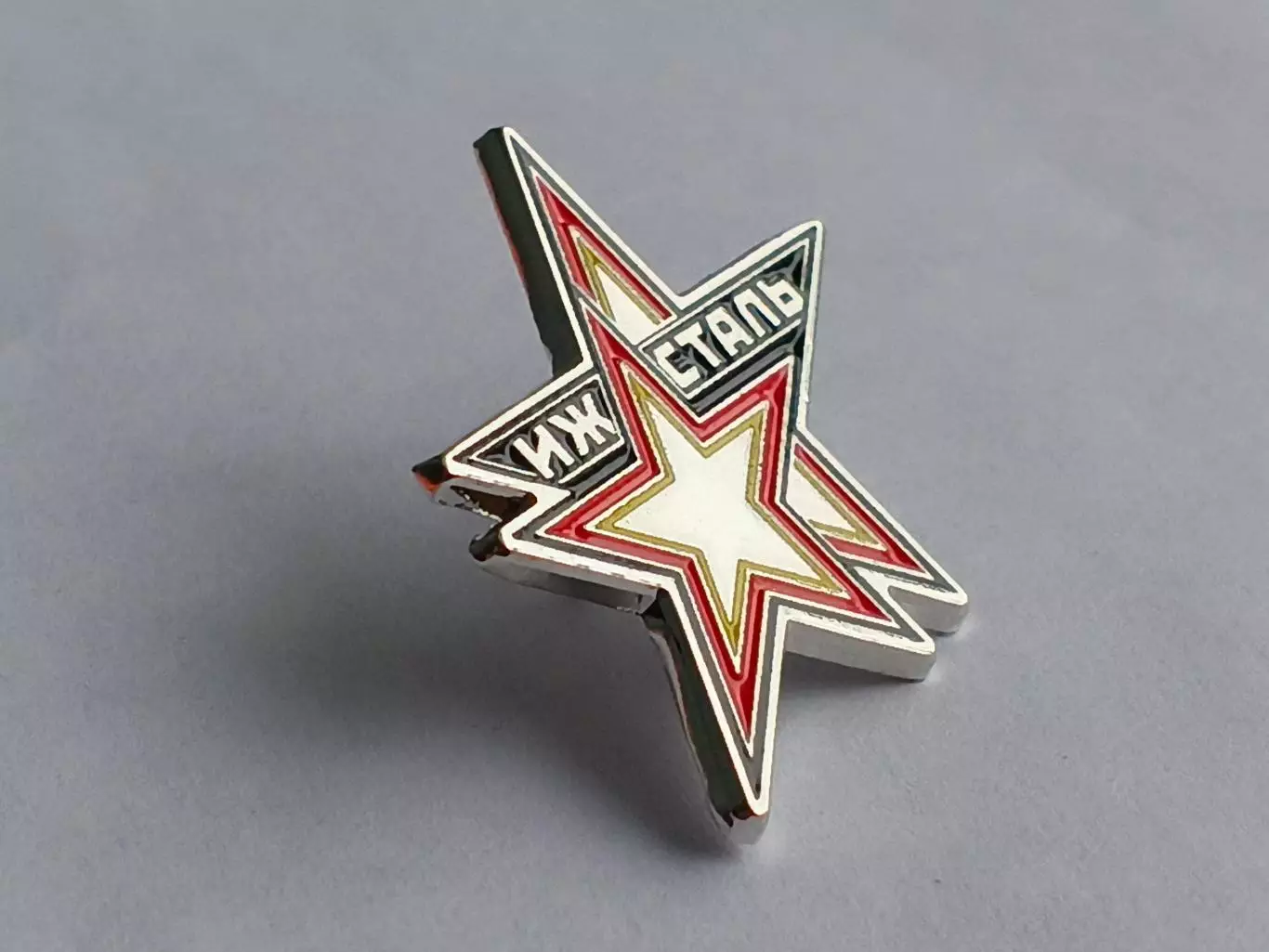 Значок хоккейный клуб ХК Ижсталь 3