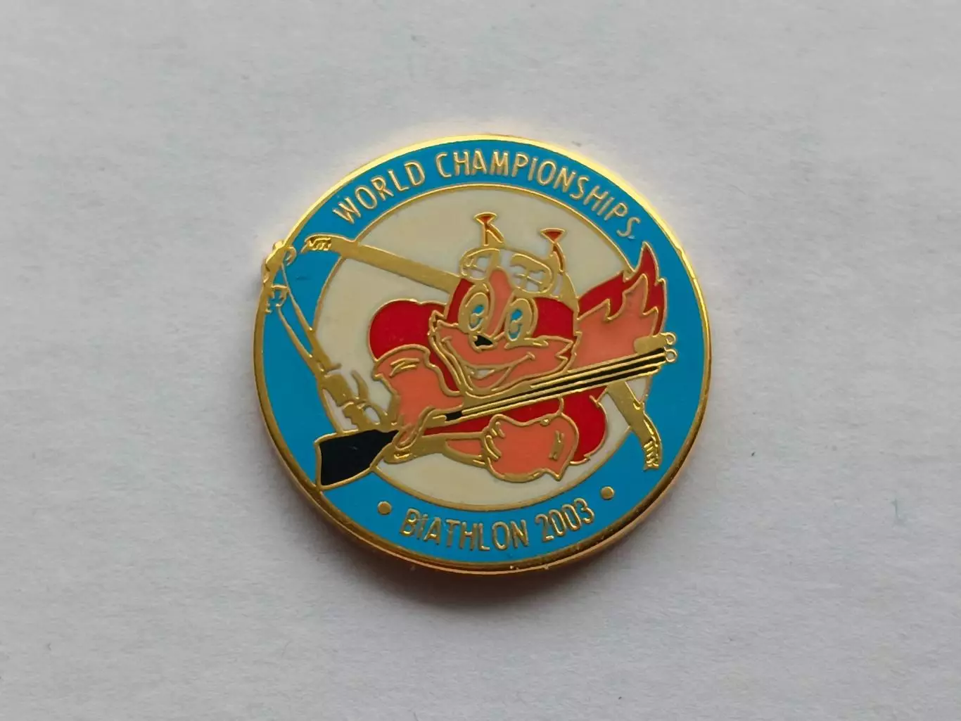 Значок Чемпионат Мира по Биатлону 2003 г