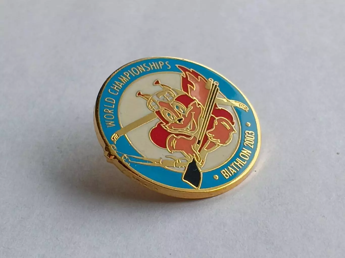 Значок Чемпионат Мира по Биатлону 2003 г 1