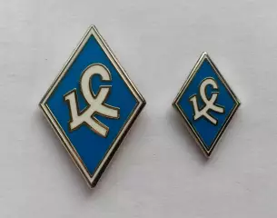 Лот 2 значка футбольный клуб ФК Крылья Советов