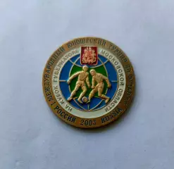 Значок футбольный турнир