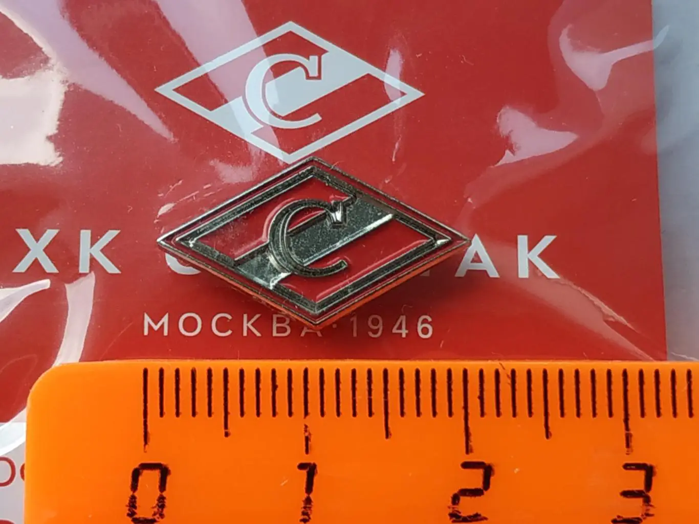 Лот 3 значка хоккейный клуб ХК Спартак ( г.Москва) 3