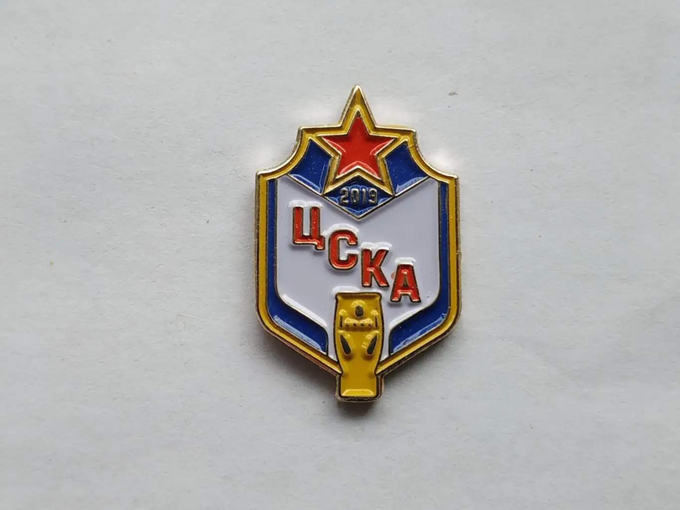 Значок хоккейный клуб ХК ЦСКА