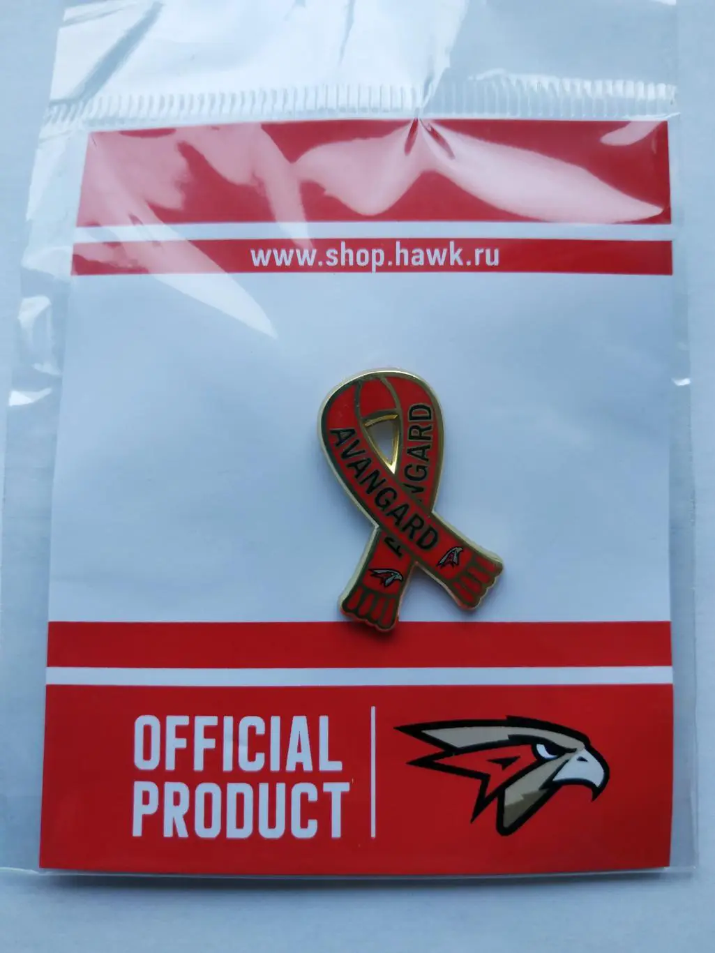 Значок шарф ХК Авангард