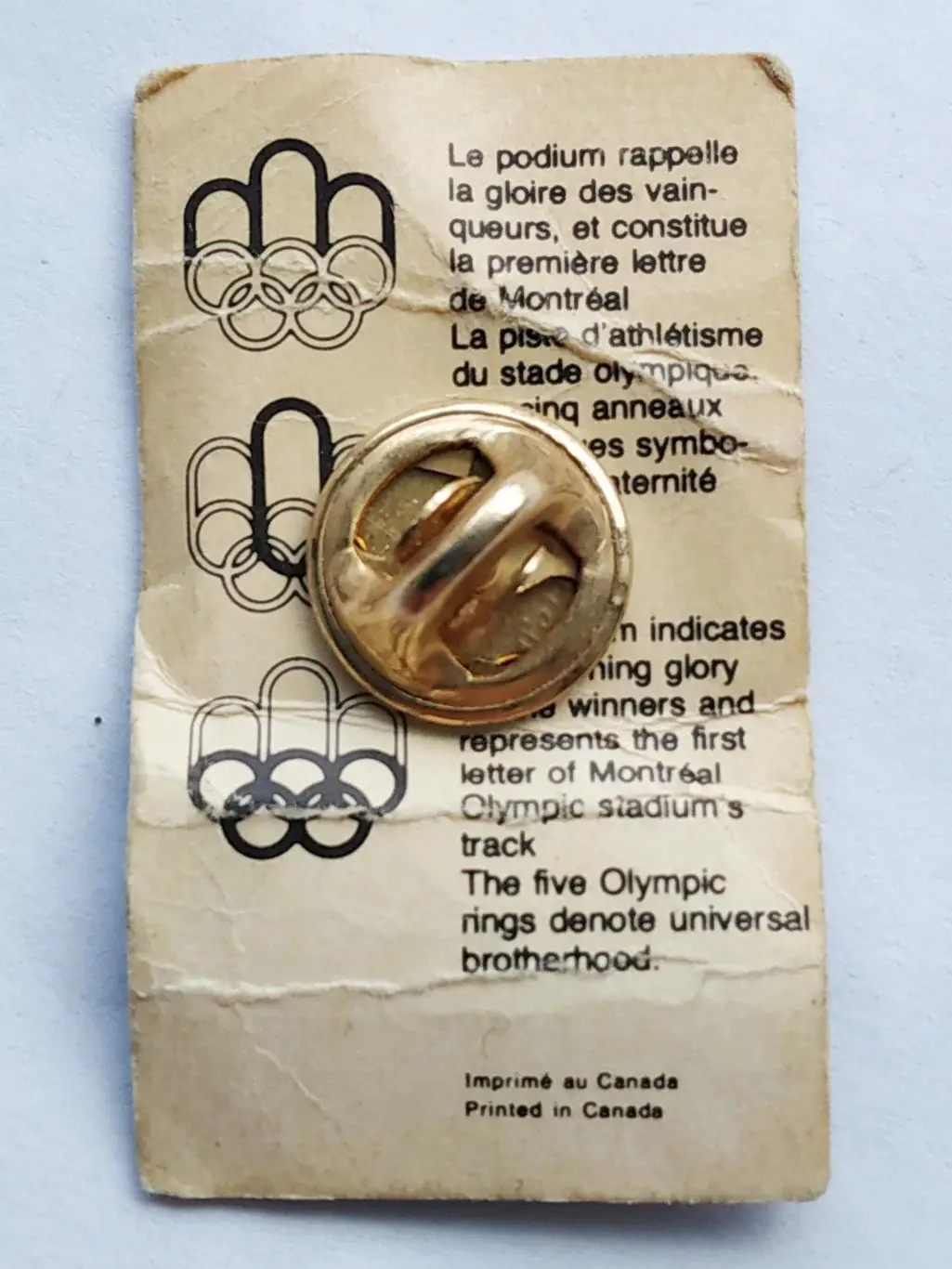 Значок логотип Летние Олимпийские Игры - Монреаль 1976 г. 6