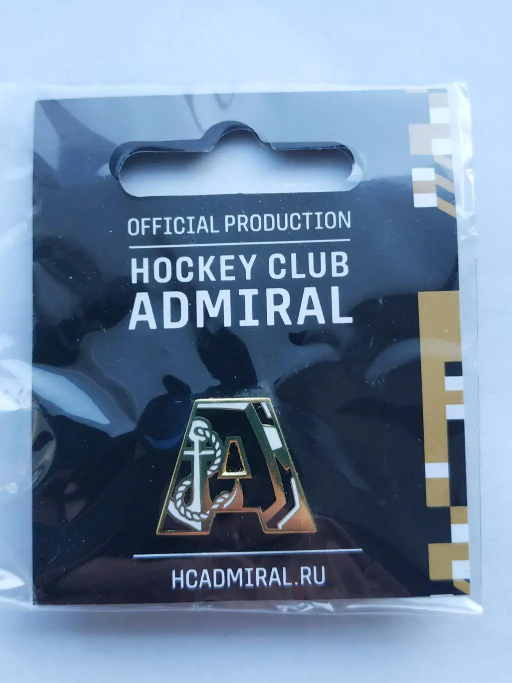 Значок ХК Адмирал (г.Владивосток)