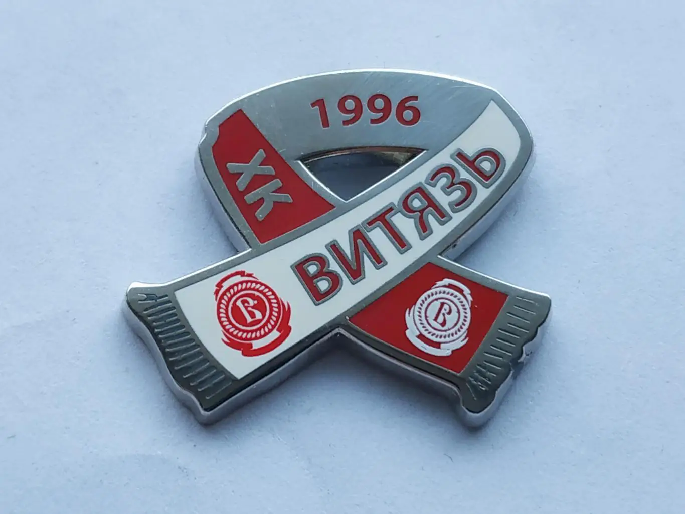 Значок шарф ХК Витязь