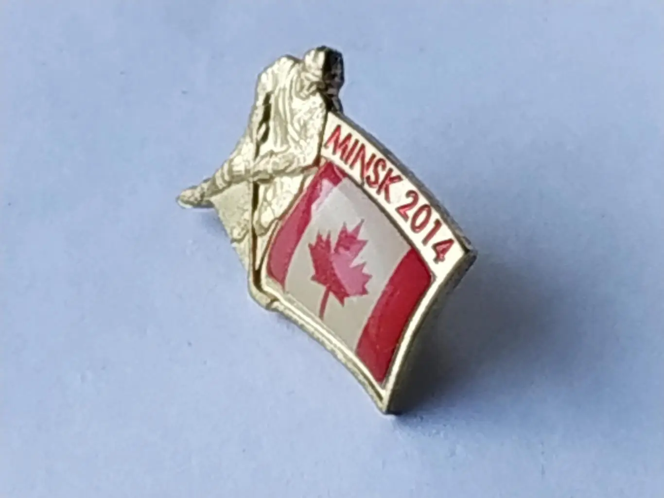 Значок Сборная Канады Чемпионат Мира по хоккею Минск 2014 г. 2