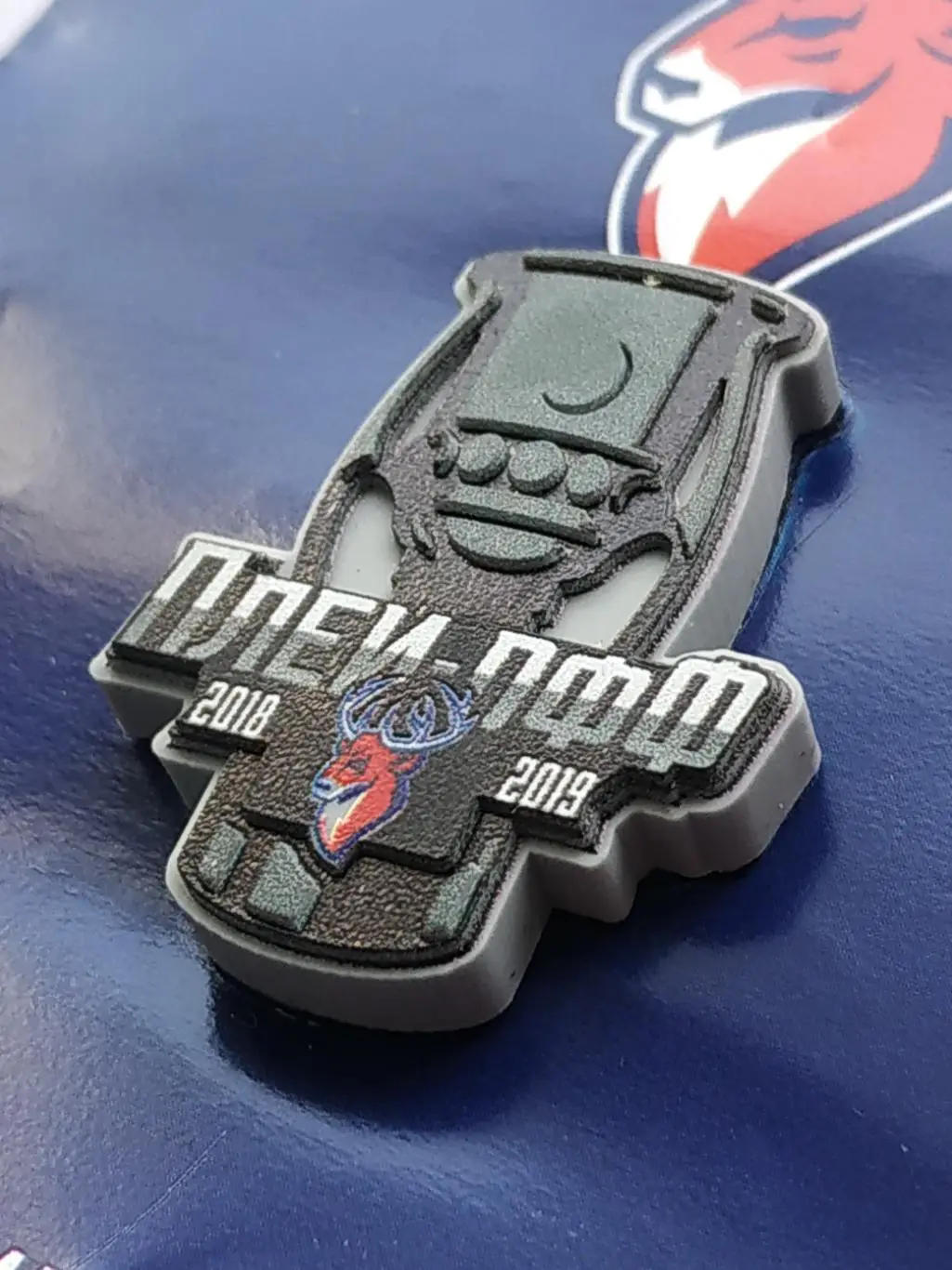 Значок плей-офф Кубок Гагарина ХК Торпедо 2018-2019 гг. 2