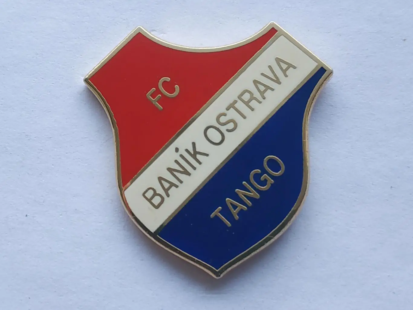 Значок футбольный клуб ФК Баник (г.Острава, Чехия)
