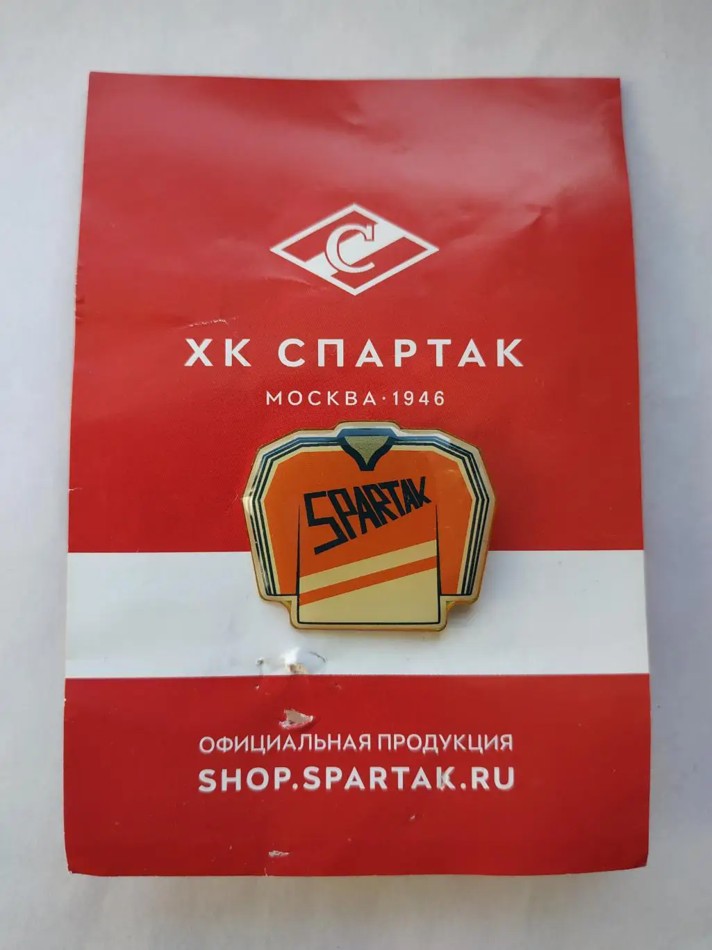 Значок форма ХК Спартак 1