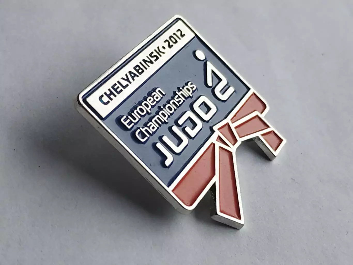 Значок Чемпионат Европы по дзюдо - Челябинск 2012 2
