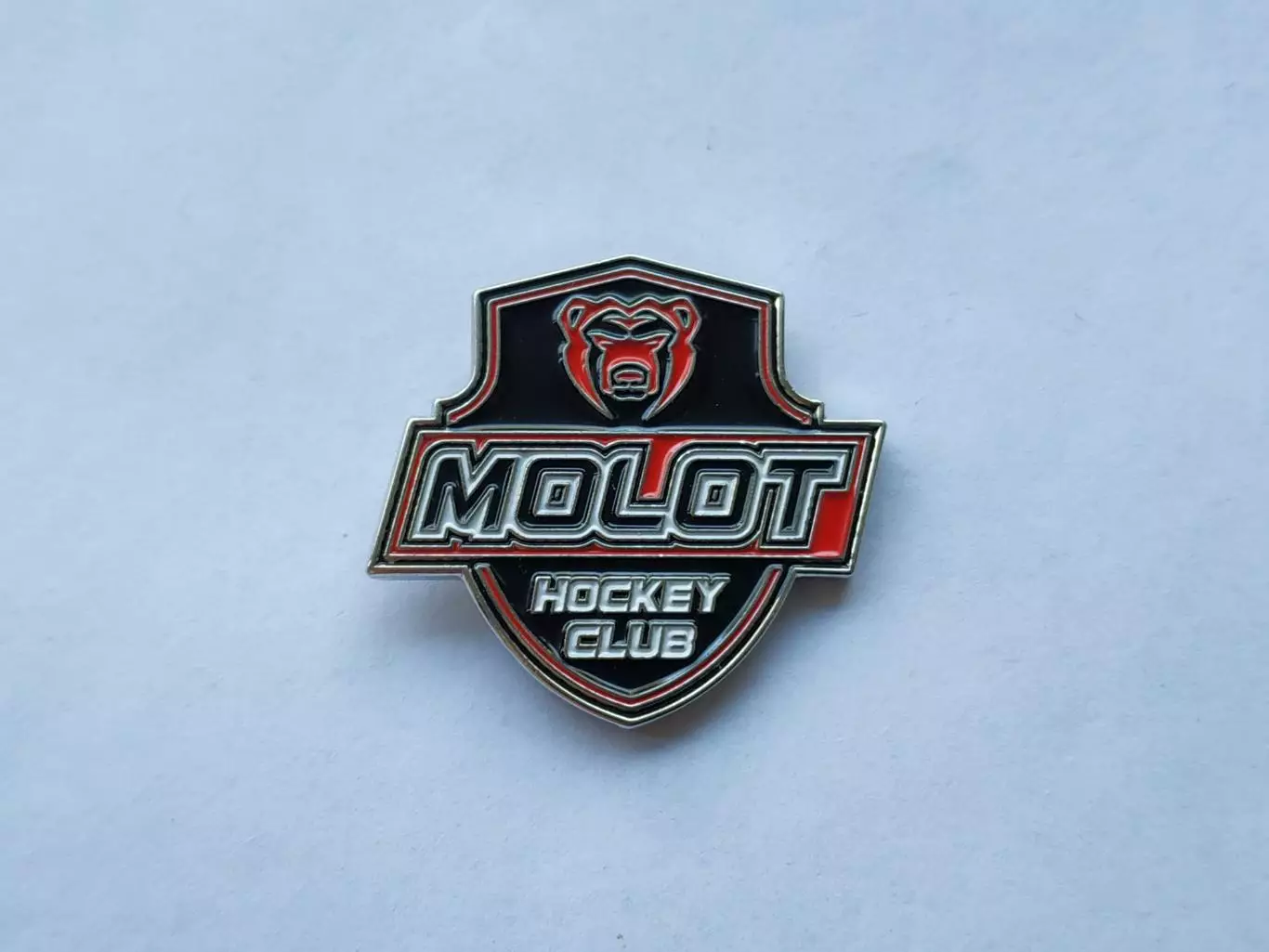Значок хоккейный клуб ХК Молот 1
