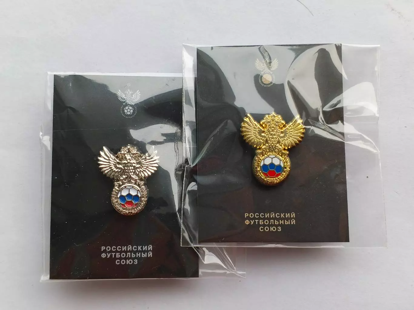 Лот 2 значка Российский Футбольный Союз
