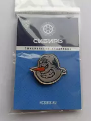 Значок снеговик ХК Сибирь