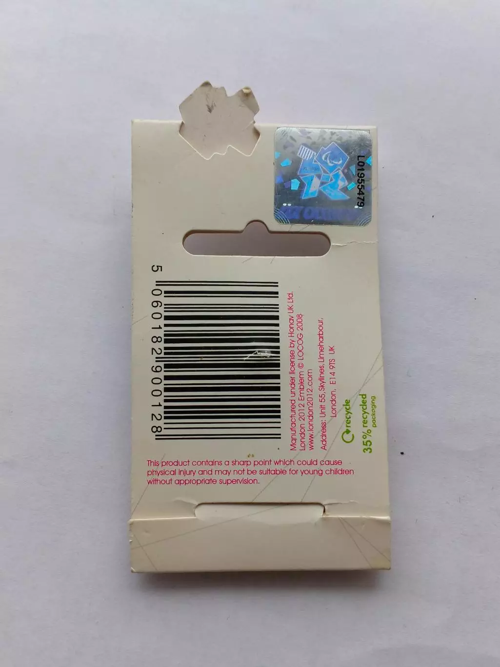 Значок логотип Олимпийские игры Лондон 2012 г. 6