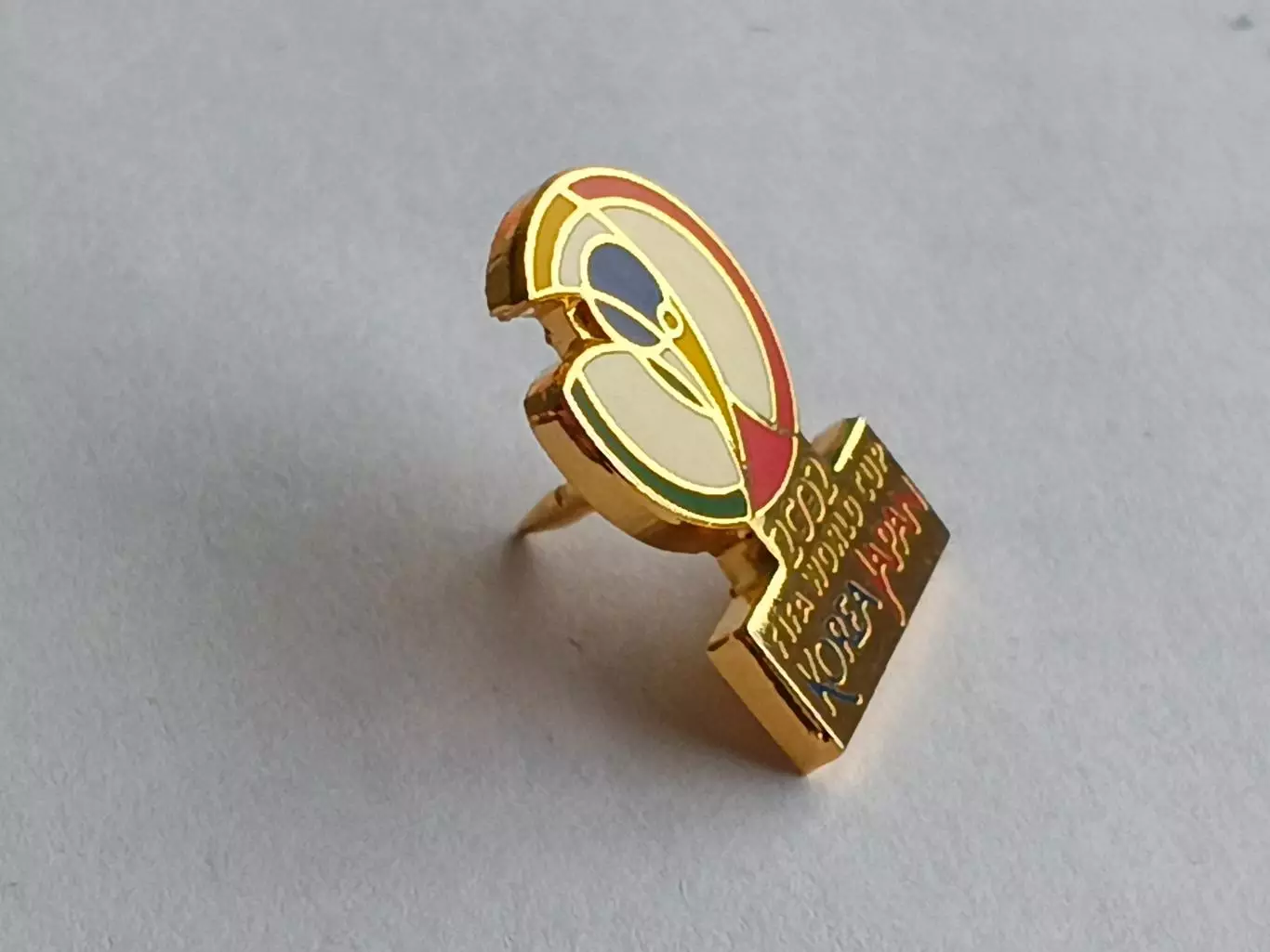 Значок Чемпионат Мира по Футболу -Корея, Япония 2002 г. 1