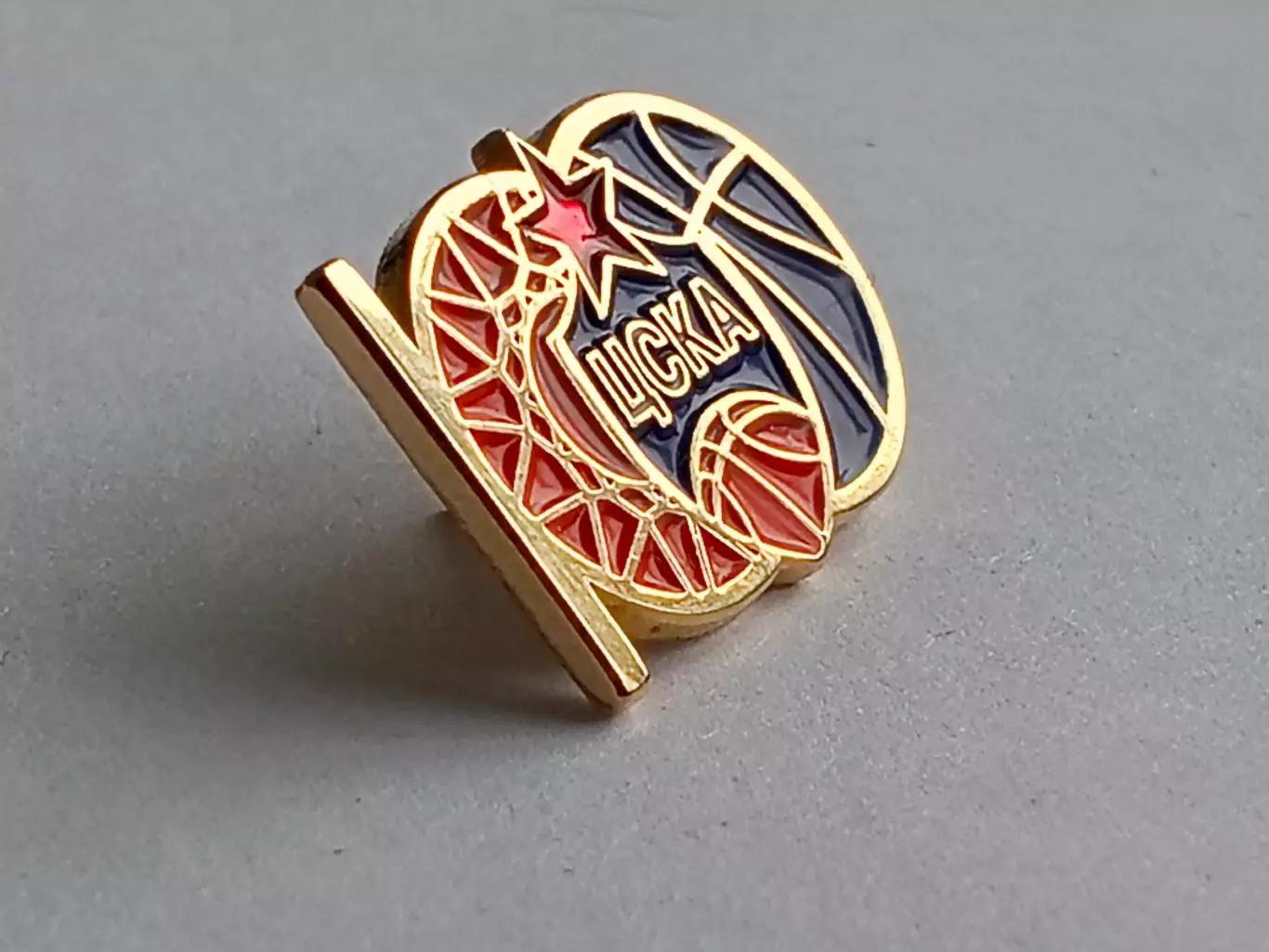 Значок баскетбол 100 лет БК ЦСКА 1