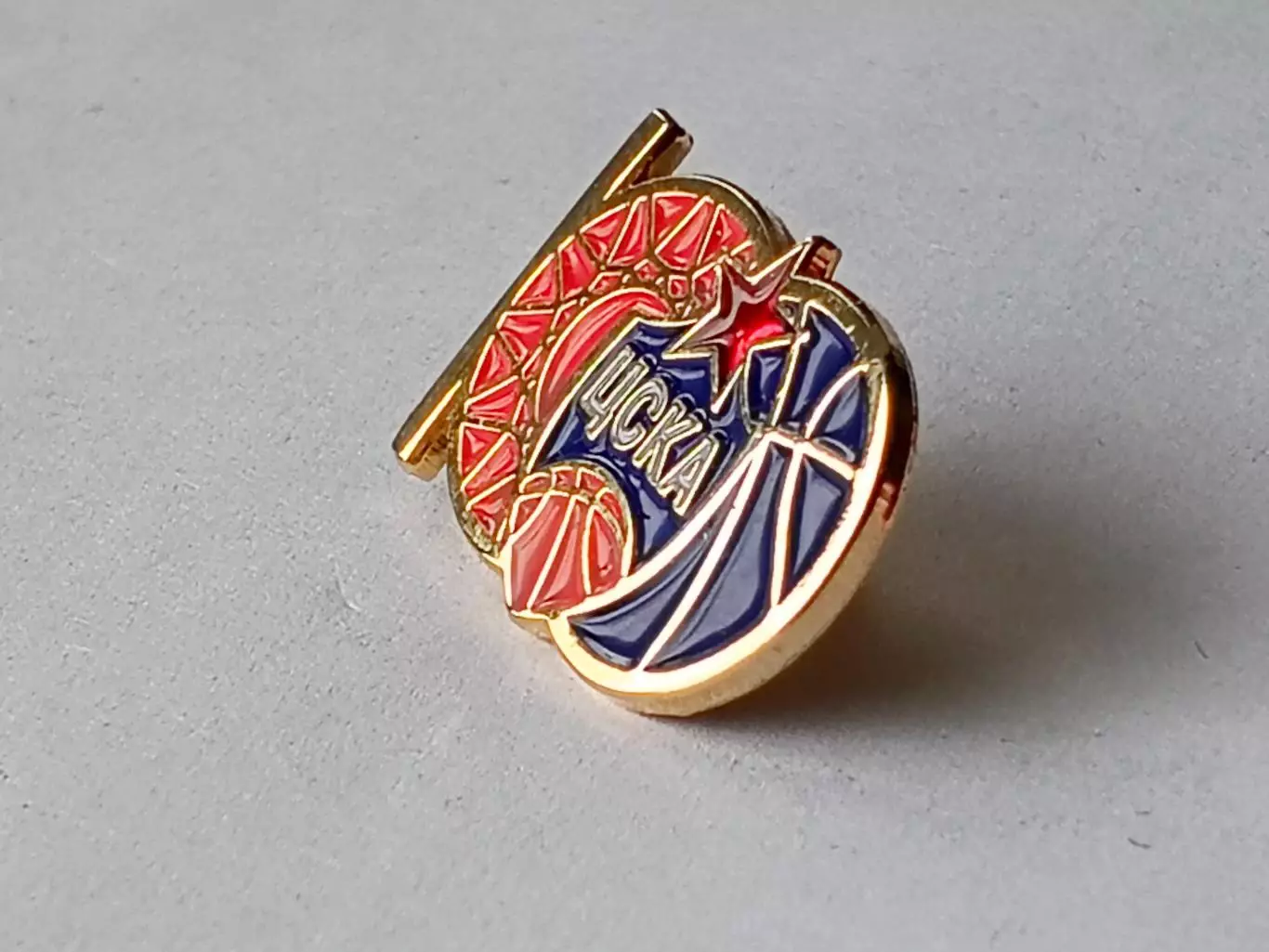 Значок баскетбол 100 лет БК ЦСКА 2