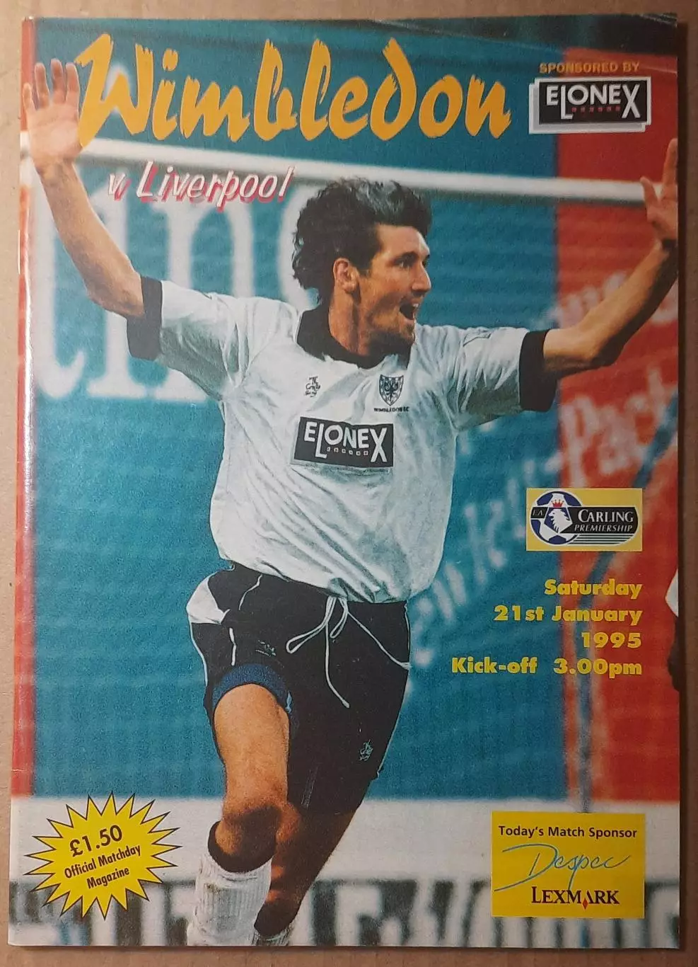 Уимблдон - Ливерпуль 21.01.1995