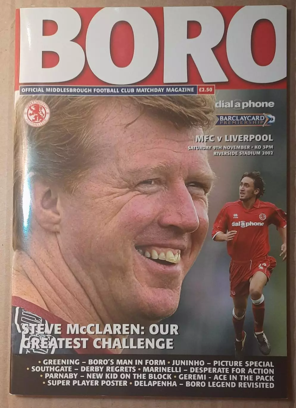 Мидлсбро - Ливерпуль 09.11.2002