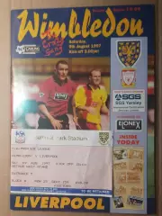 Уимблдон - Ливерпуль 09.08.1997