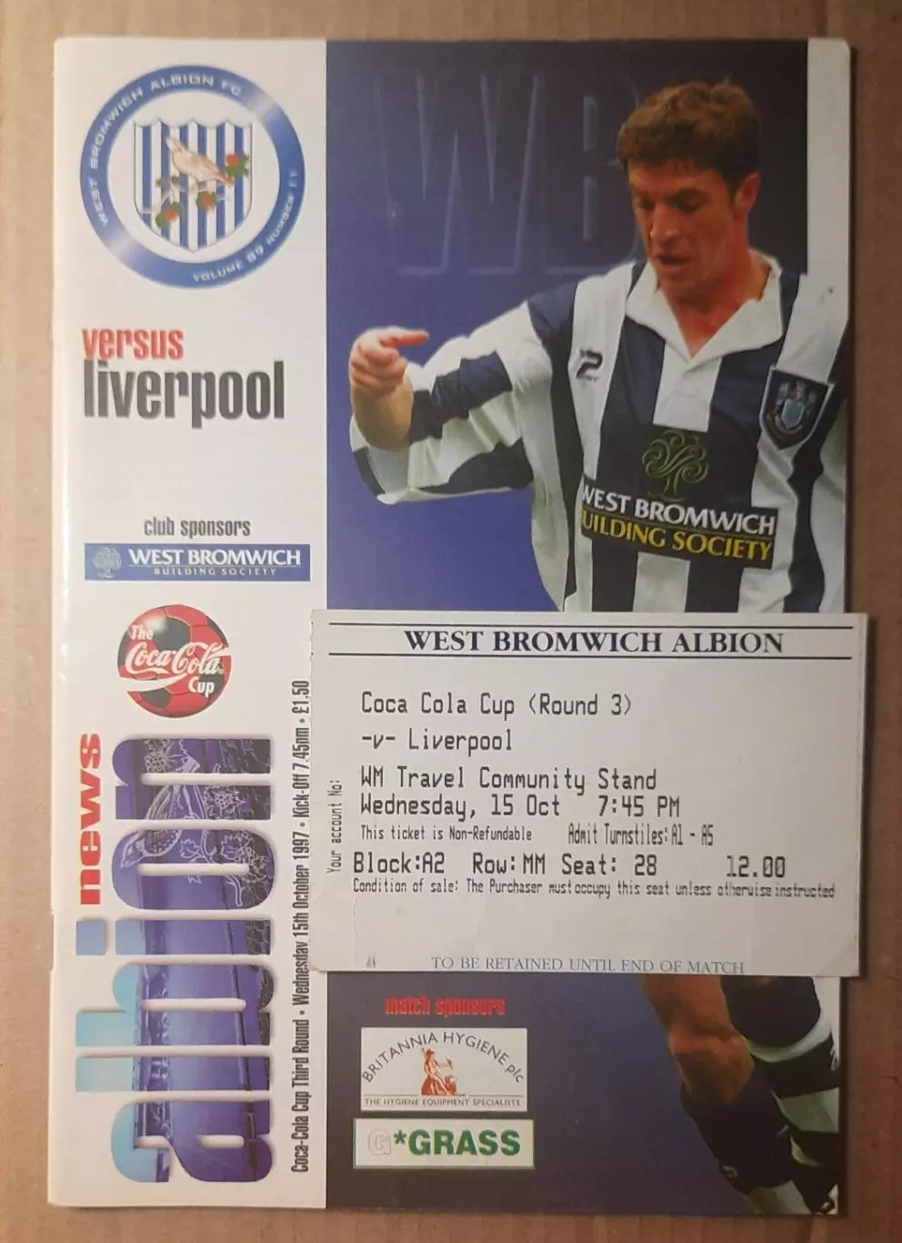 Вест Бромвич Альбион - Ливерпуль 15.10.1997