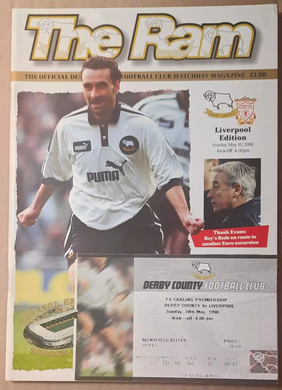 Дерби Каунти - Ливерпуль 10.05.1998