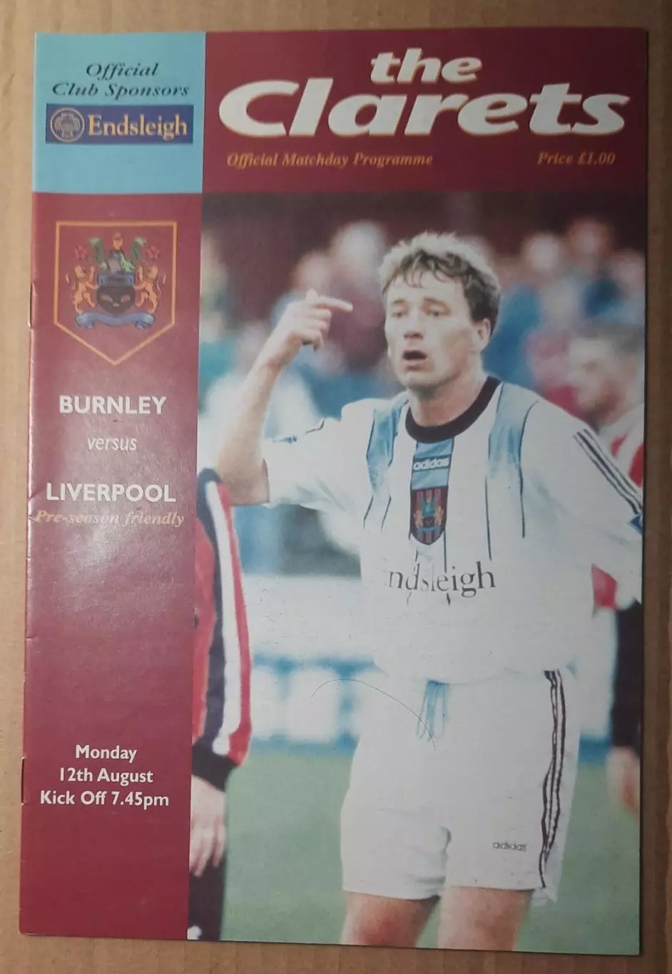 Бёрнли - Ливерпуль 12.08.1996