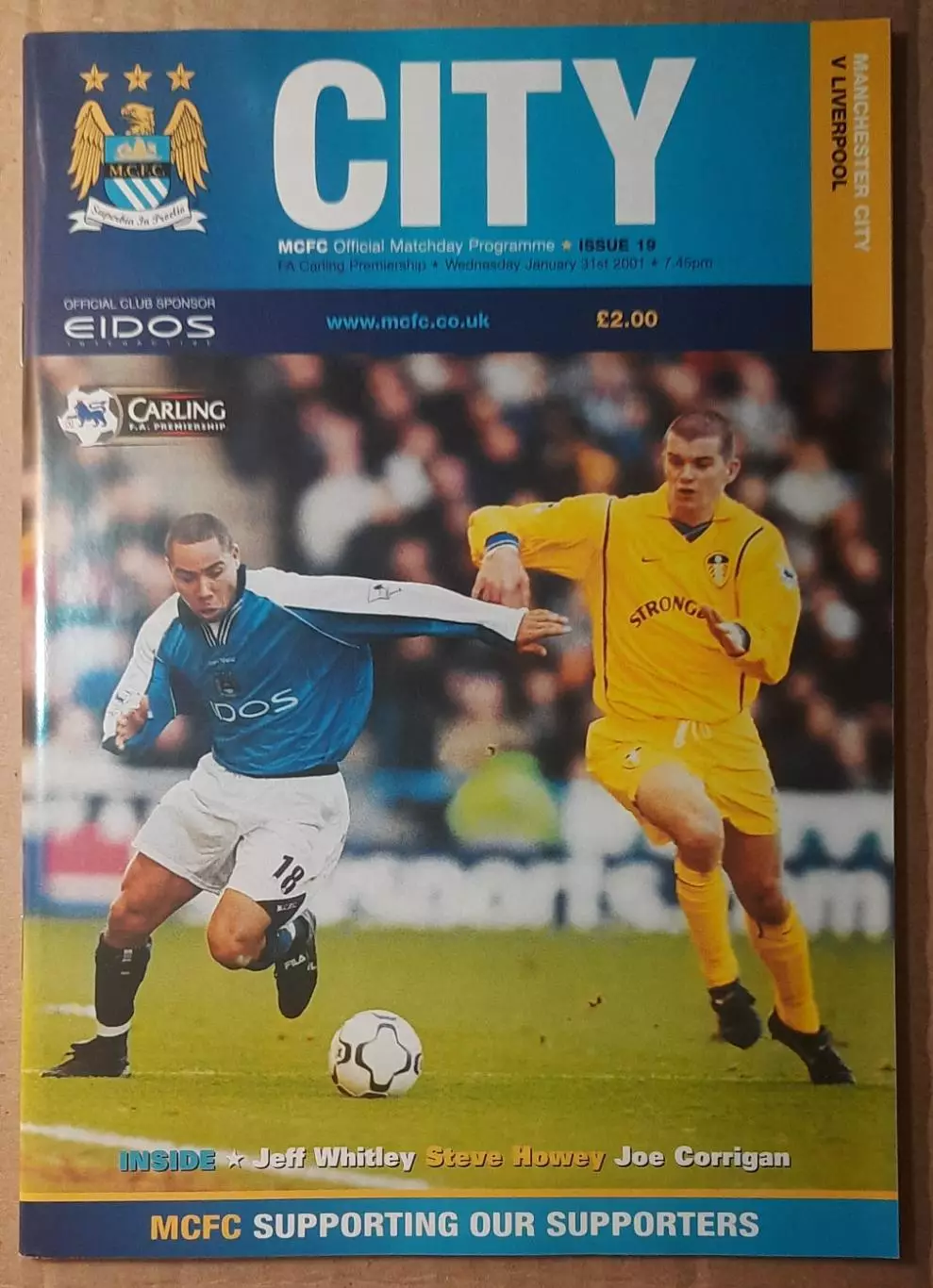 Манчестер Сити - Ливерпуль 31.01.2001