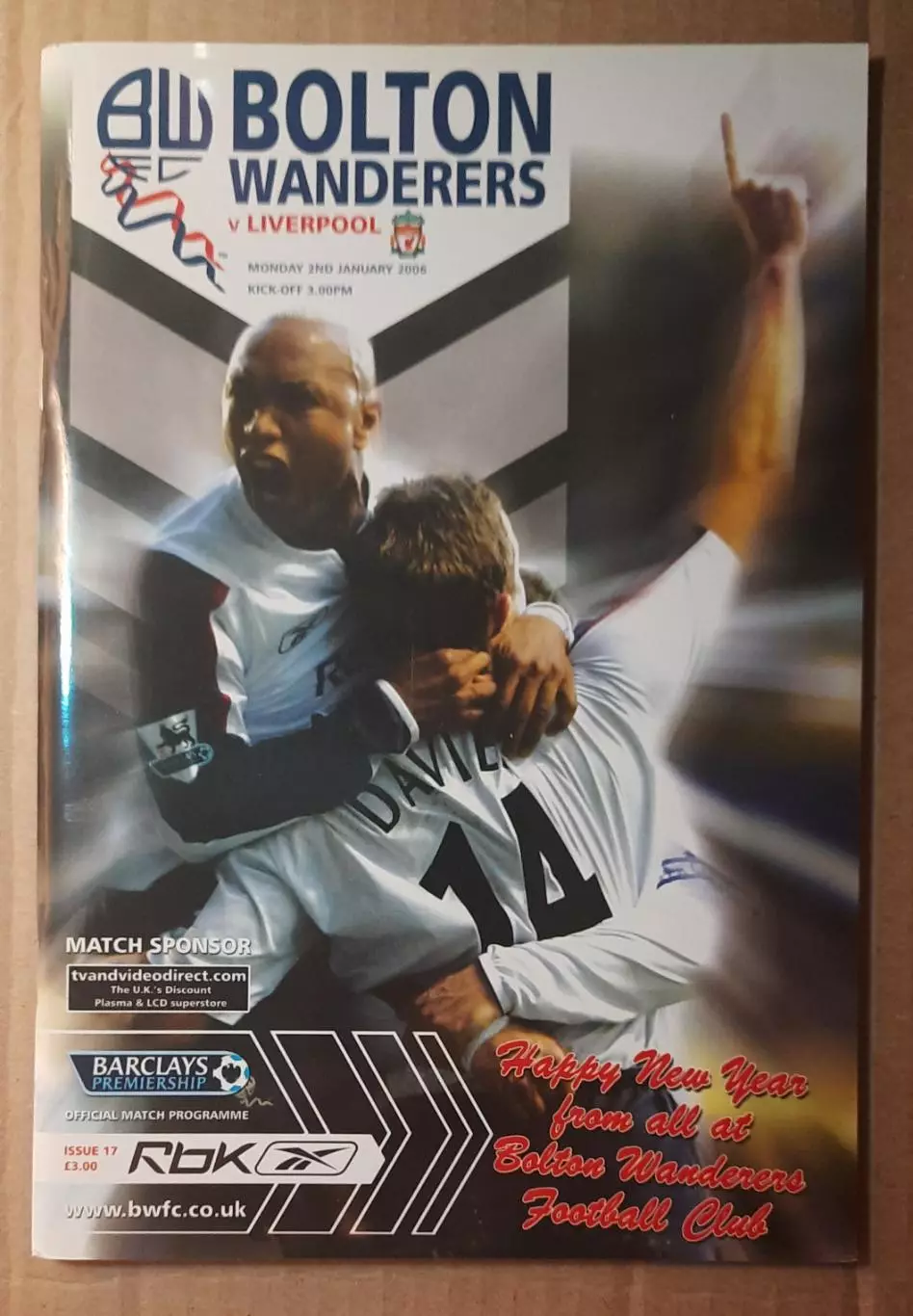 Болтон Уондерерс - Ливерпуль 02.01.2006