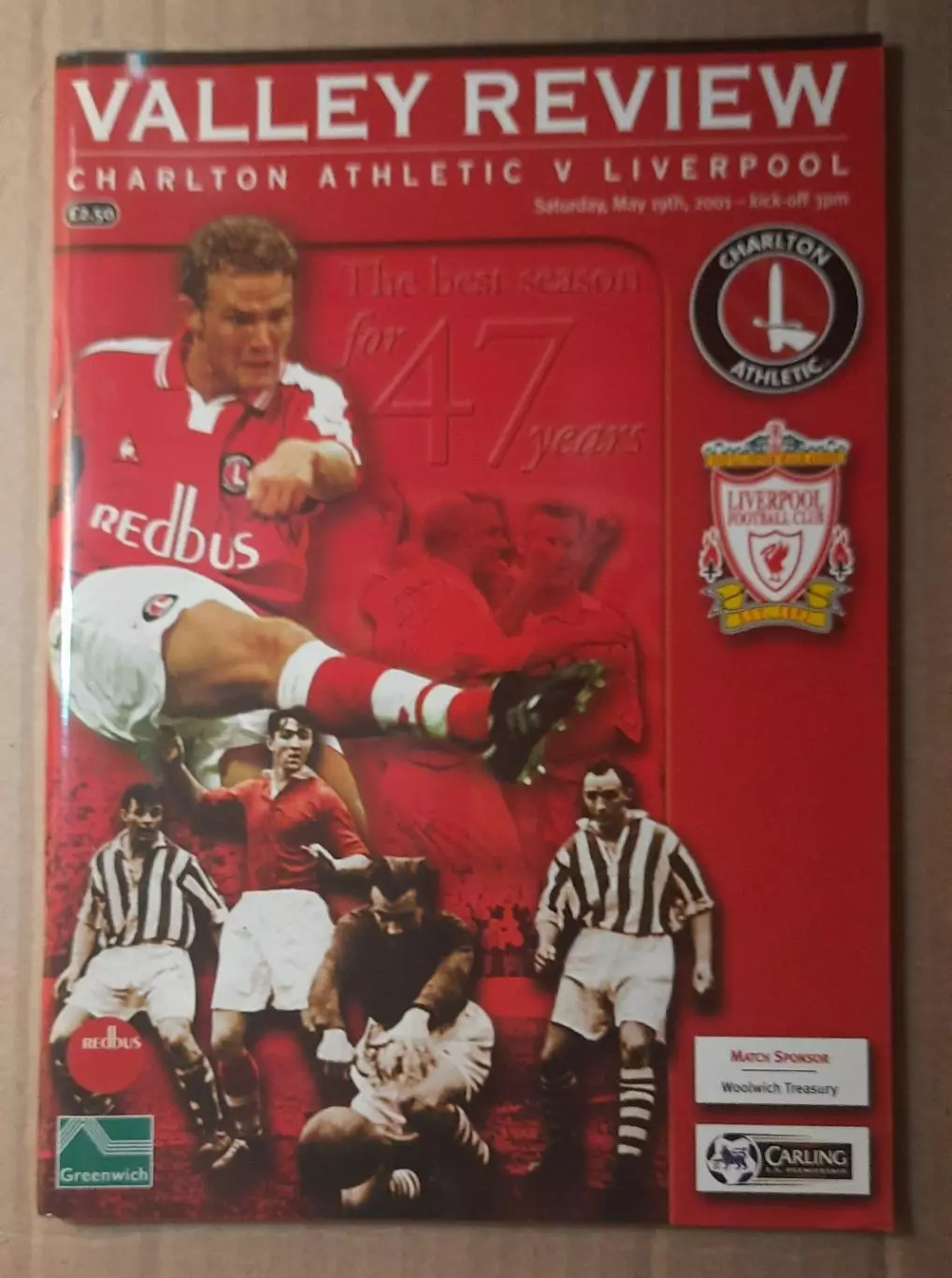 Чарльтон Атлетик - Ливерпуль 19.05.2001