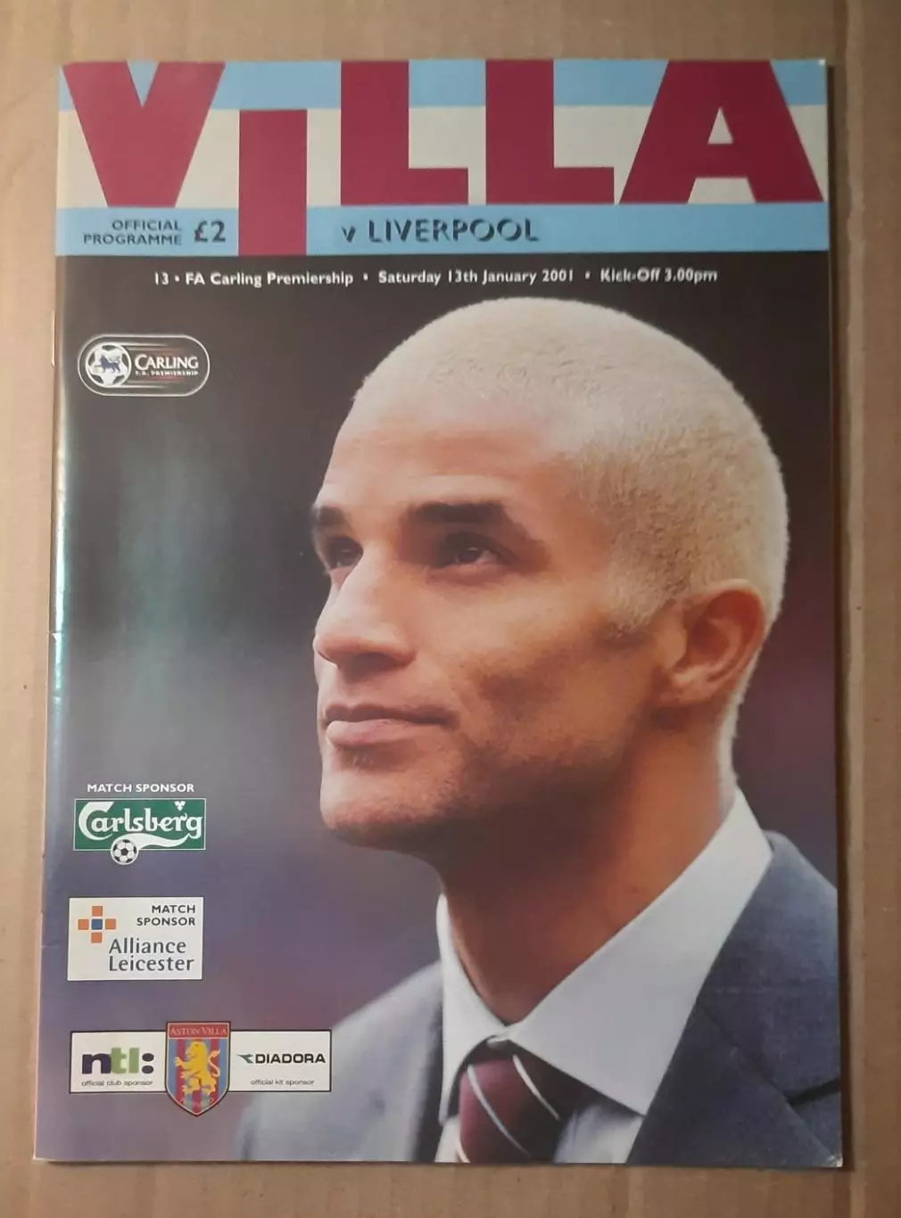 Астон Вилла - Ливерпуль 13.01.2001