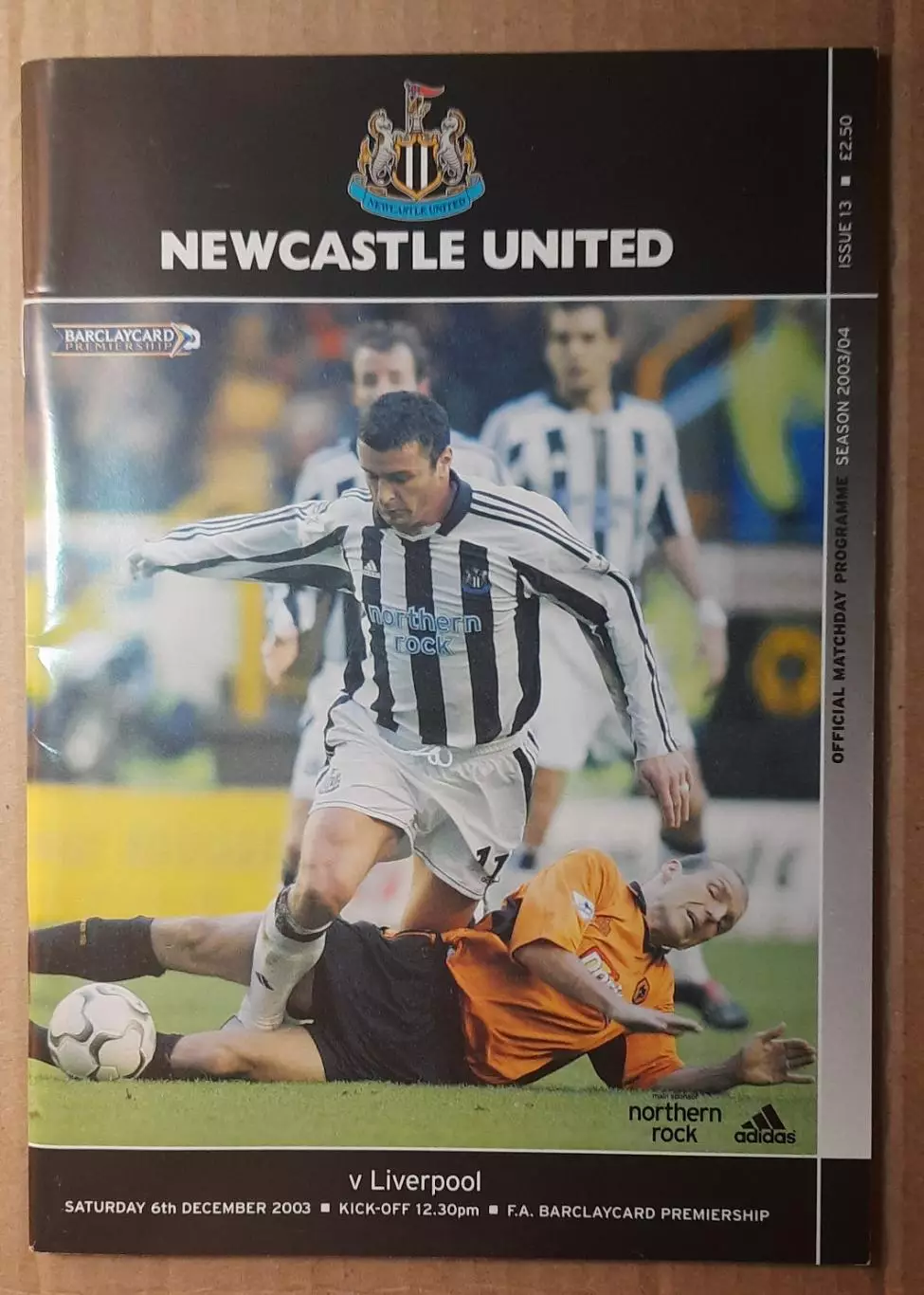 Ньюкасл Юнайтед - Ливерпуль 06.12.2003