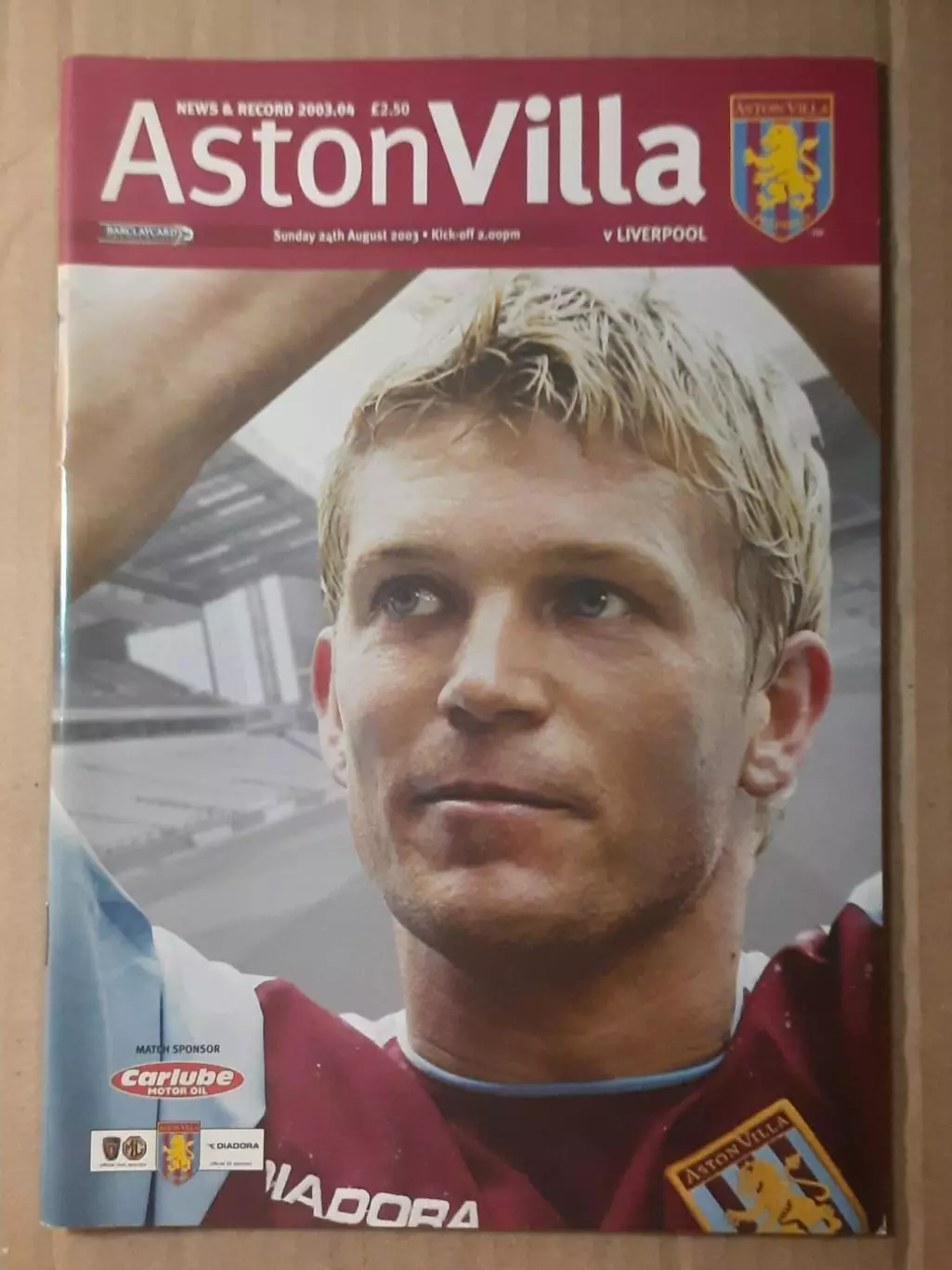 Астон Вилла - Ливерпуль 24.08.2003