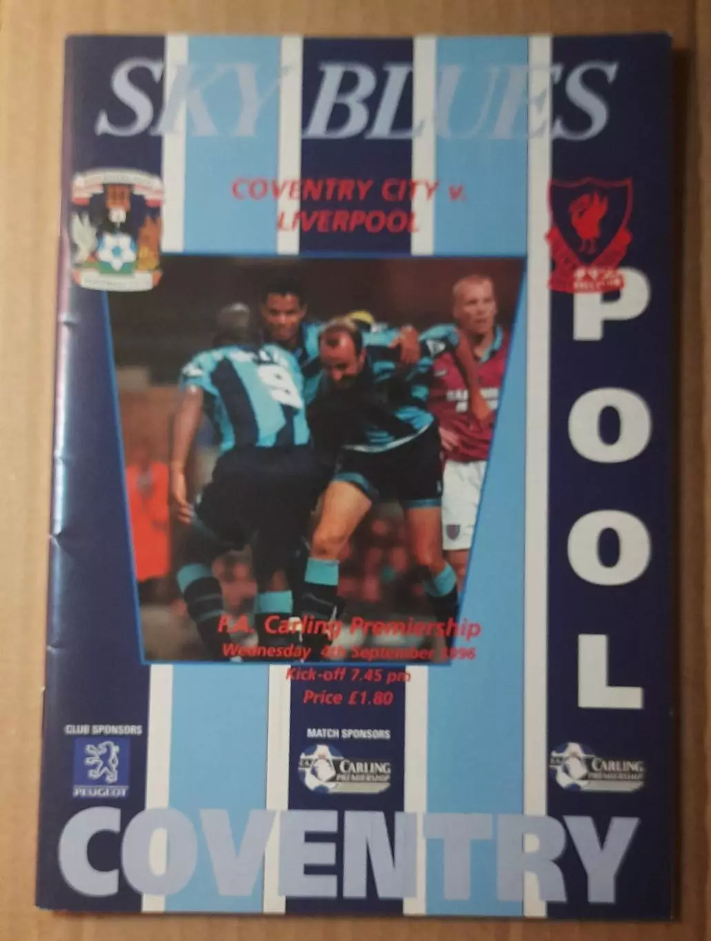 Ковентри Сити - Ливерпуль 04.09.1996