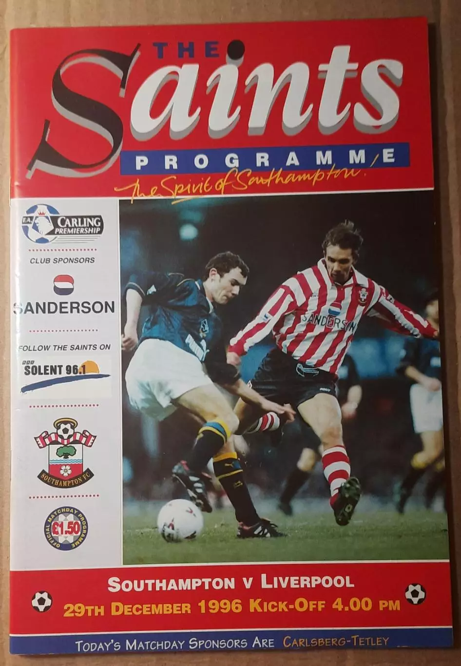 Саутгемптон -Ливерпуль 29.12.1996
