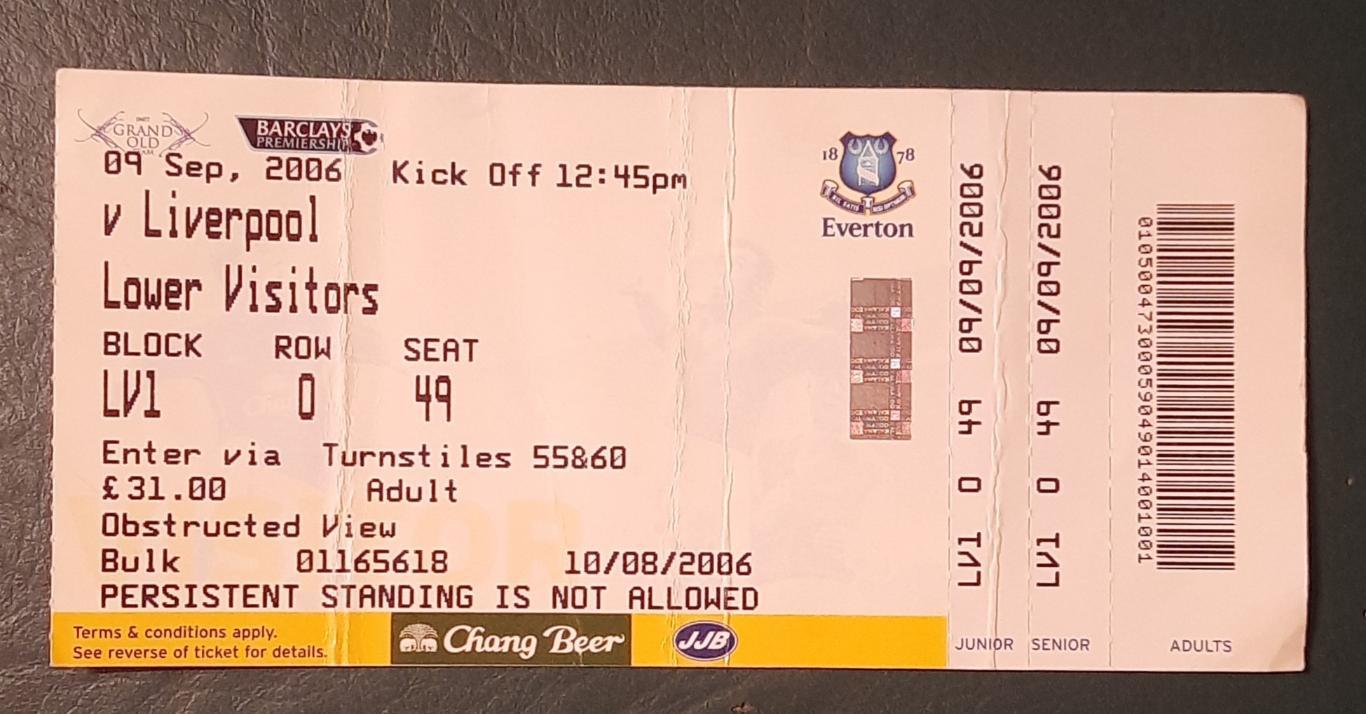 Эвертон - Ливерпуль 09.09.2006