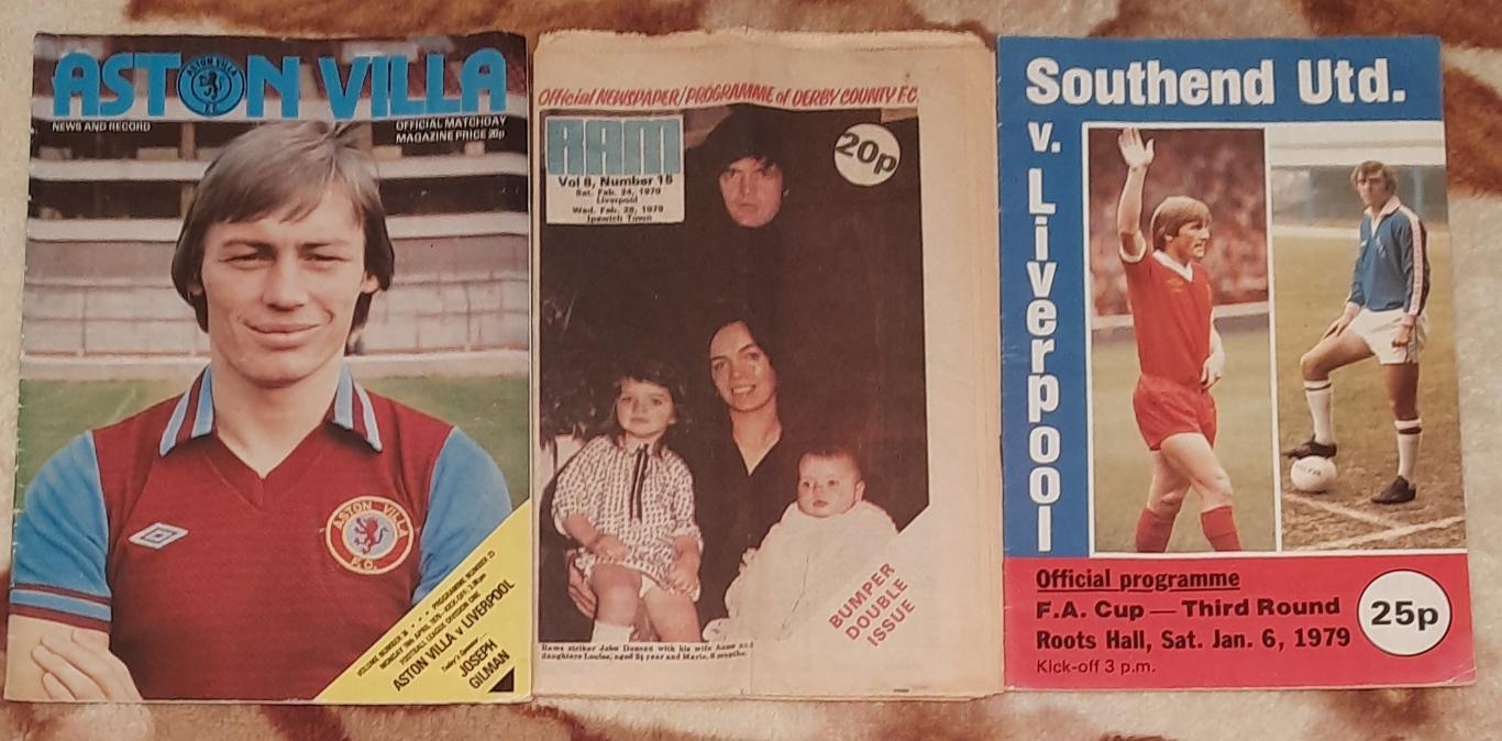 Продажа коллекции! 57 программ + 1 билет ФК Ливерпуль сезона 1978/79 3