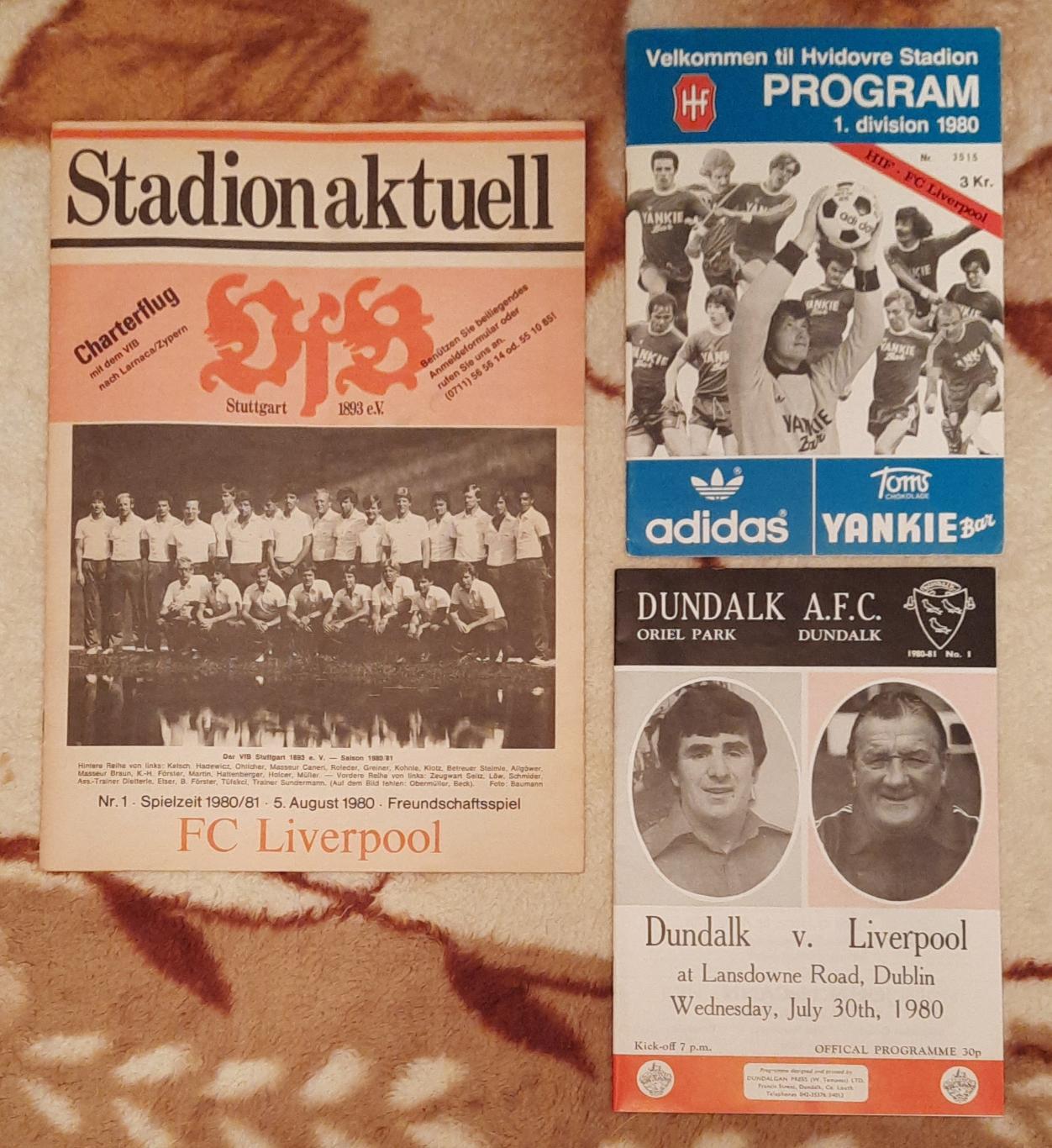 Продажа коллекции! 61 программа + 1 билет ФК Ливерпуль сезона 1980/81 3