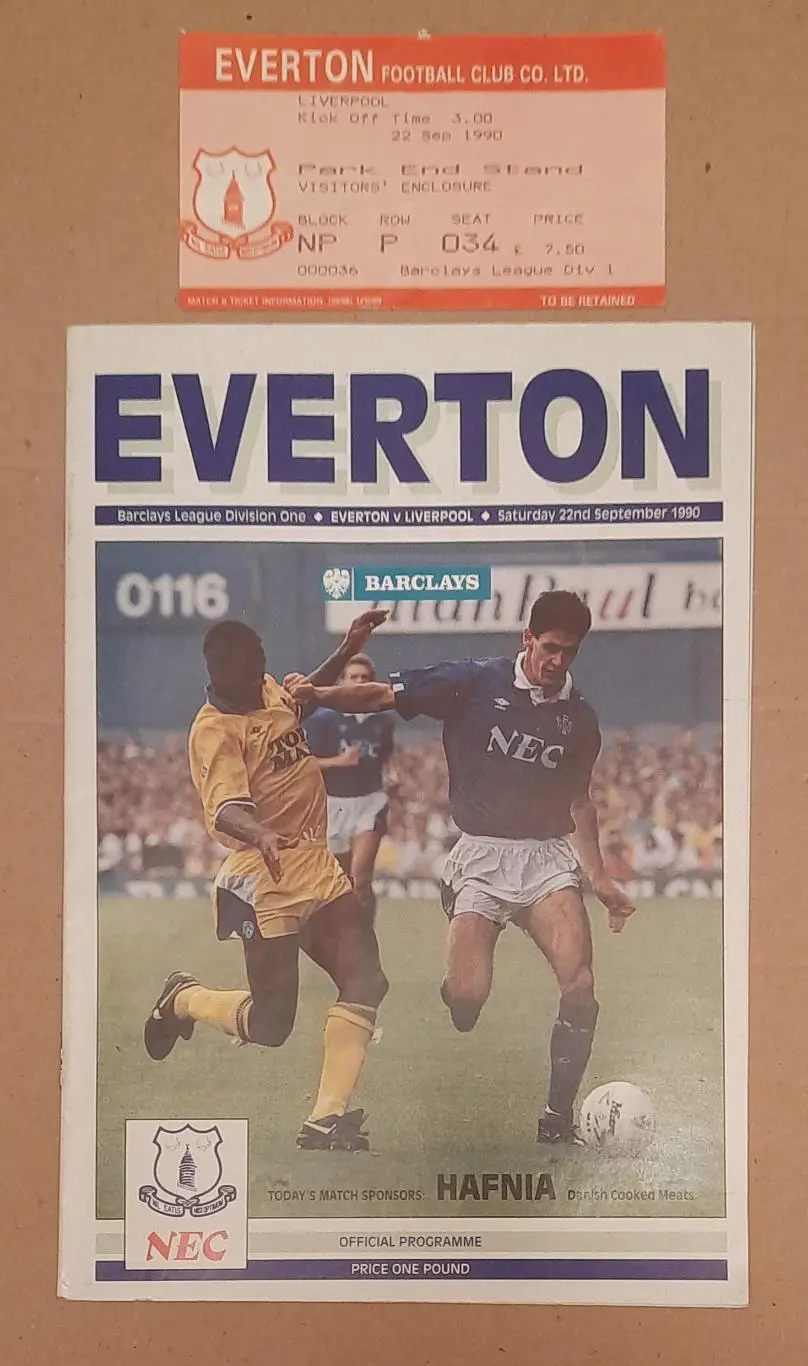 Эвертон - Ливерпуль 22.09.1990