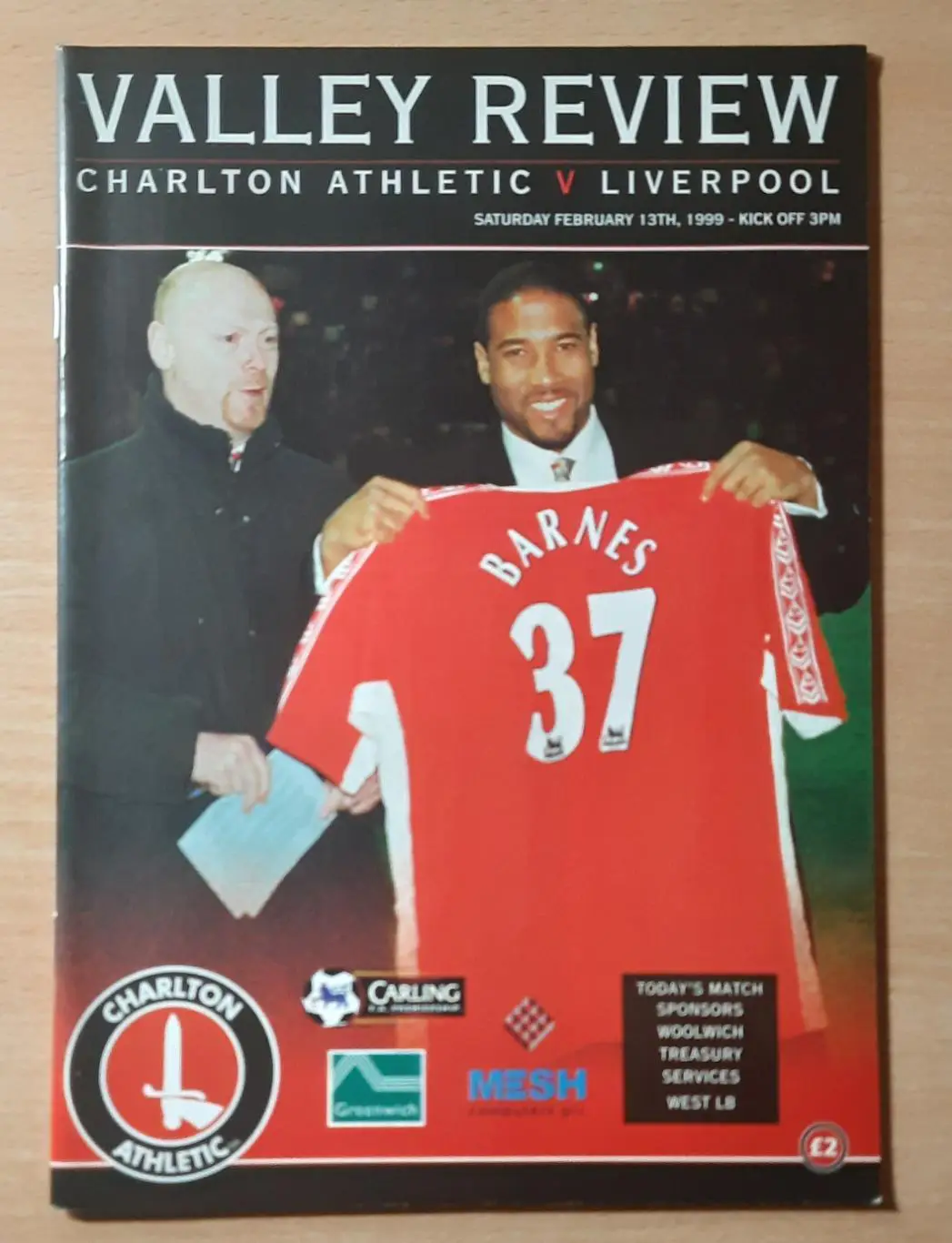 Чарльтон Атлетик - Ливерпуль 13.02.1999