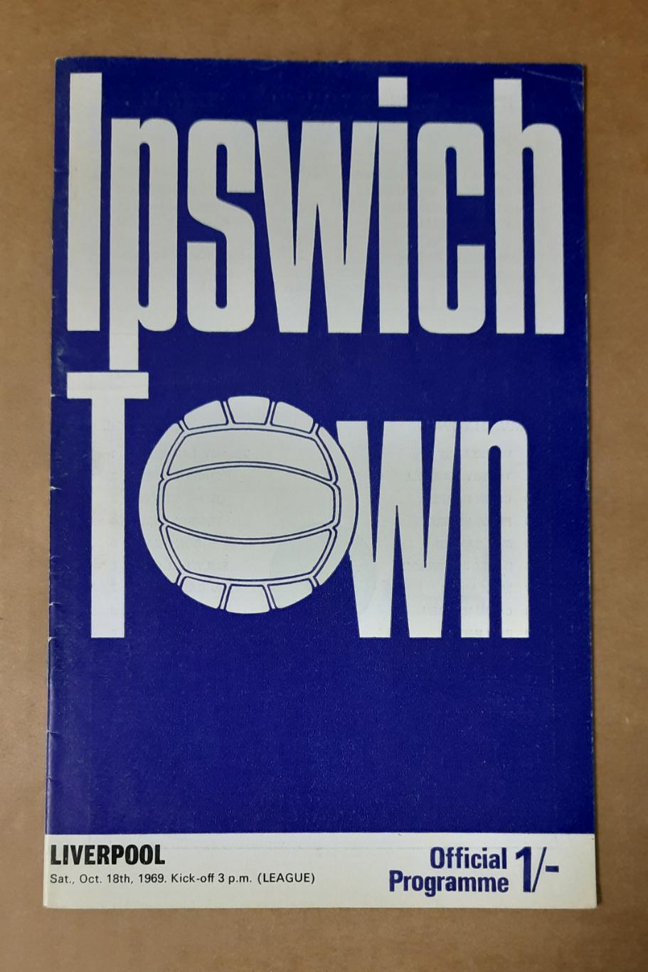 Ипсвич Таун - Ливерпуль 18.10.1969